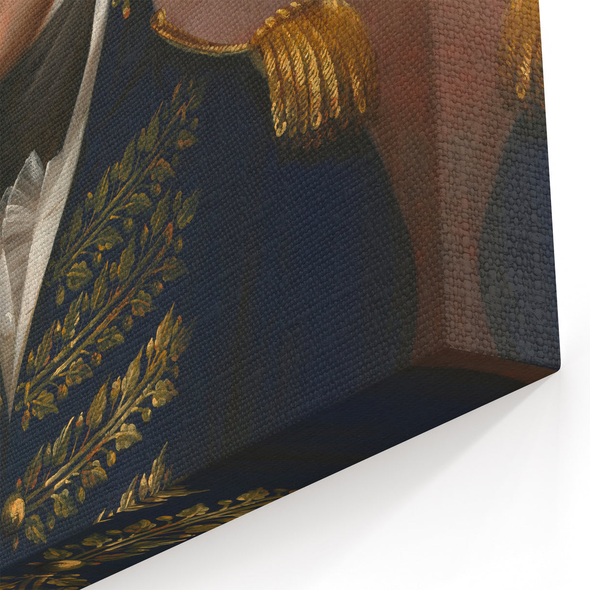 Baroque Military Portrait Wall Art – Commanding Elegance