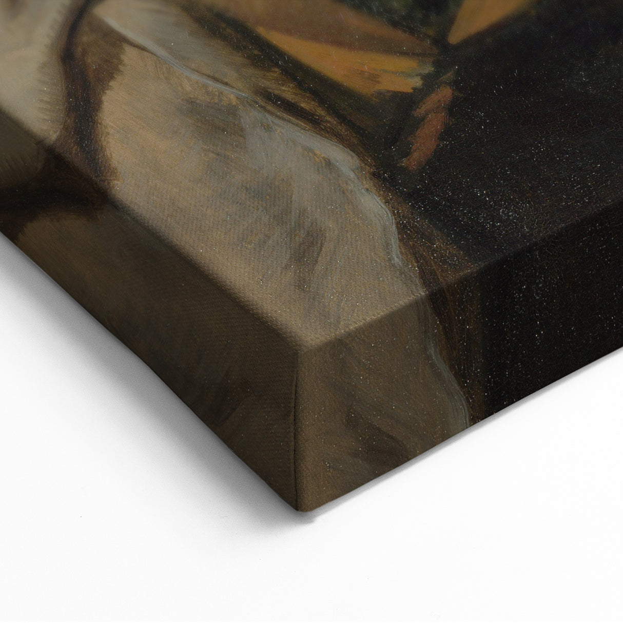 Baroque Allegorical Portrait Wall Art – Reflection on Mortality
