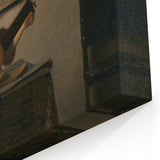 Baroque Woman Playing Lute Wall Art – Timeless Musical Grace