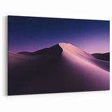 Starry Desert Dunes - Modern Night Desert Landscape Photography