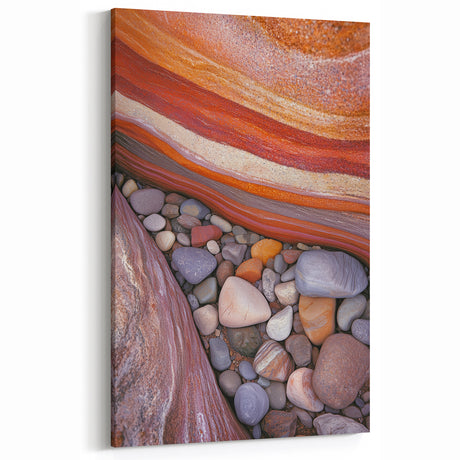 Vibrant Desert Sandstone - Southwestern Rock Art Print
