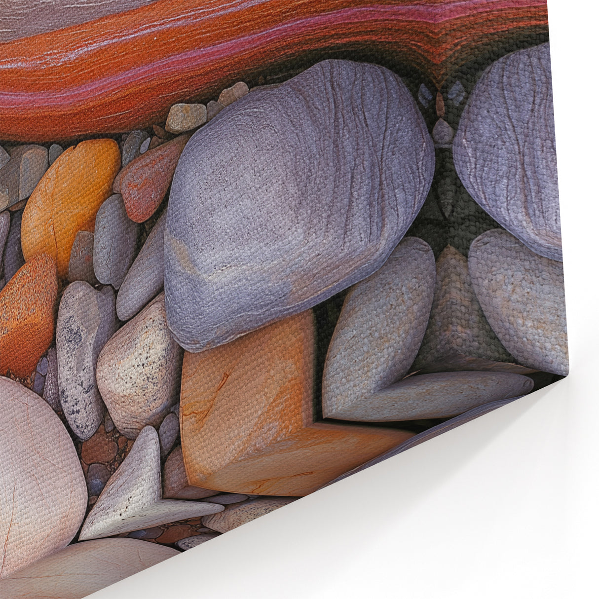 Vibrant Desert Sandstone - Southwestern Rock Art Print
