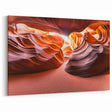 Fiery Desert Canyon - Antelope Sandstone Landscape Art Print
