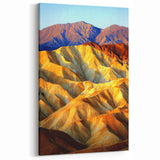 Golden Desert Peaks - Dramatic Landscape Photography Art