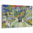 Impressionist Village Scene Wall Art - Stairway at Auvers by Van Gogh