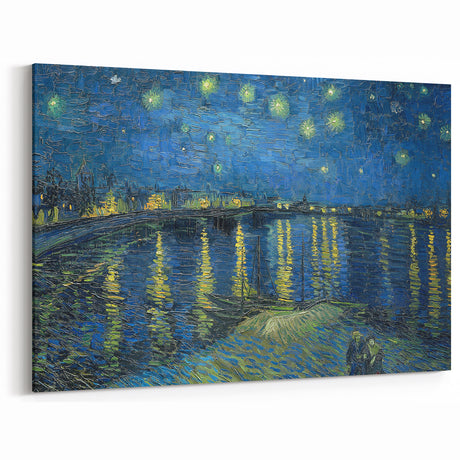 Starry Night Over the Rhône Wall Art - Van Gogh's Impressionist Masterpiece