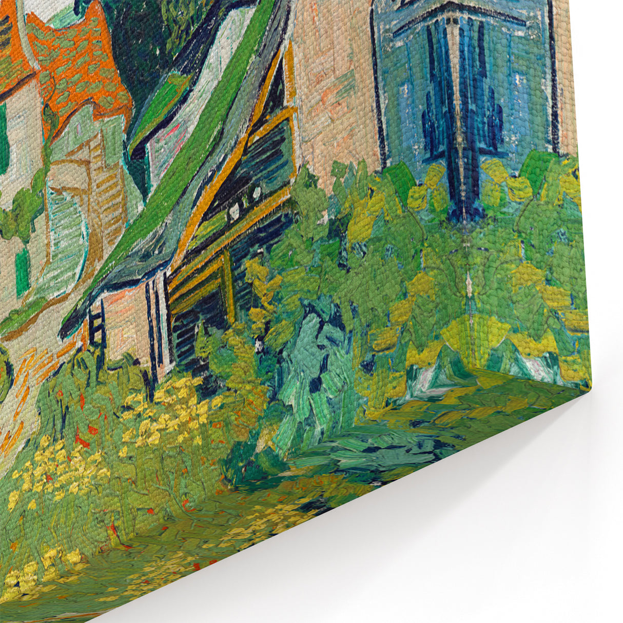 Impressionist Village Wall Art - Street in Auvers by Van Gogh