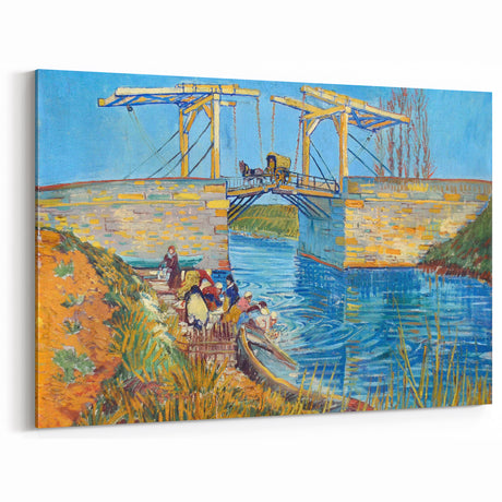 Impressionist Bridge Wall Art - Langlois Bridge at Arles by Van Gogh