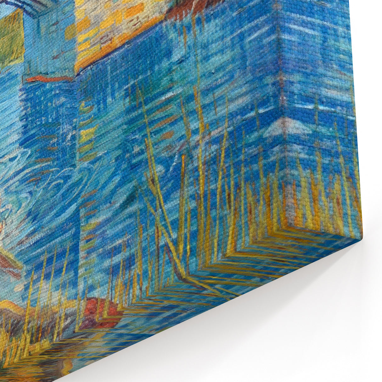 Impressionist Bridge Wall Art - Langlois Bridge at Arles by Van Gogh