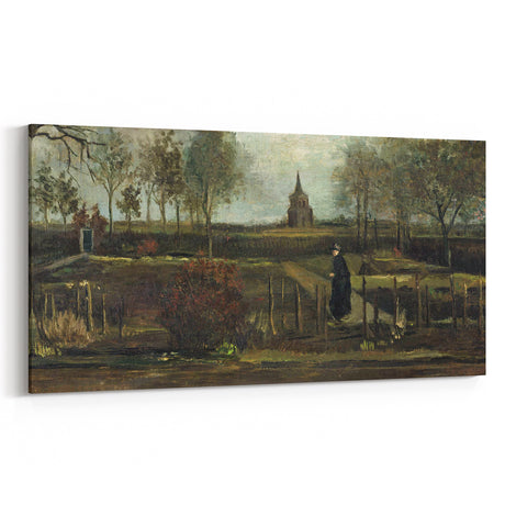 Impressionist Garden Wall Art - Parsonage Garden at Nuenen by Van Gogh