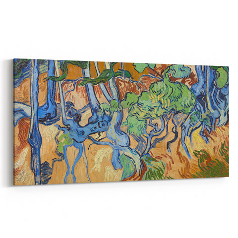 Impressionist Abstract Wall Art - Tree Roots by Van Gogh