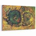 Impressionist Floral Wall Art - Two Cut Sunflowers by Van Gogh
