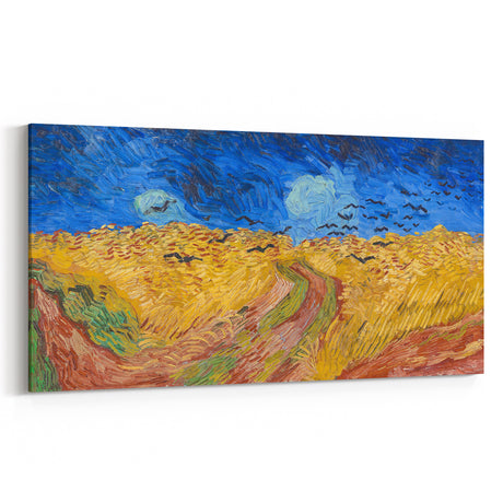 Impressionist Landscape - Wheatfield with Crows Van Gogh Print