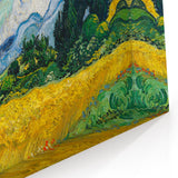 Impressionist Landscape - Wheat Field with Cypresses Van Gogh Art