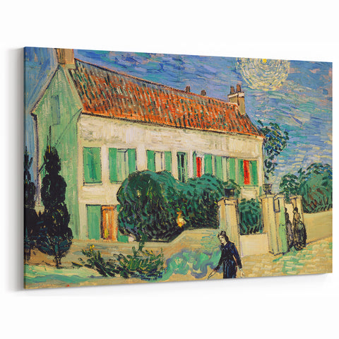 Impressionist Landscape - White House at Night Van Gogh Print