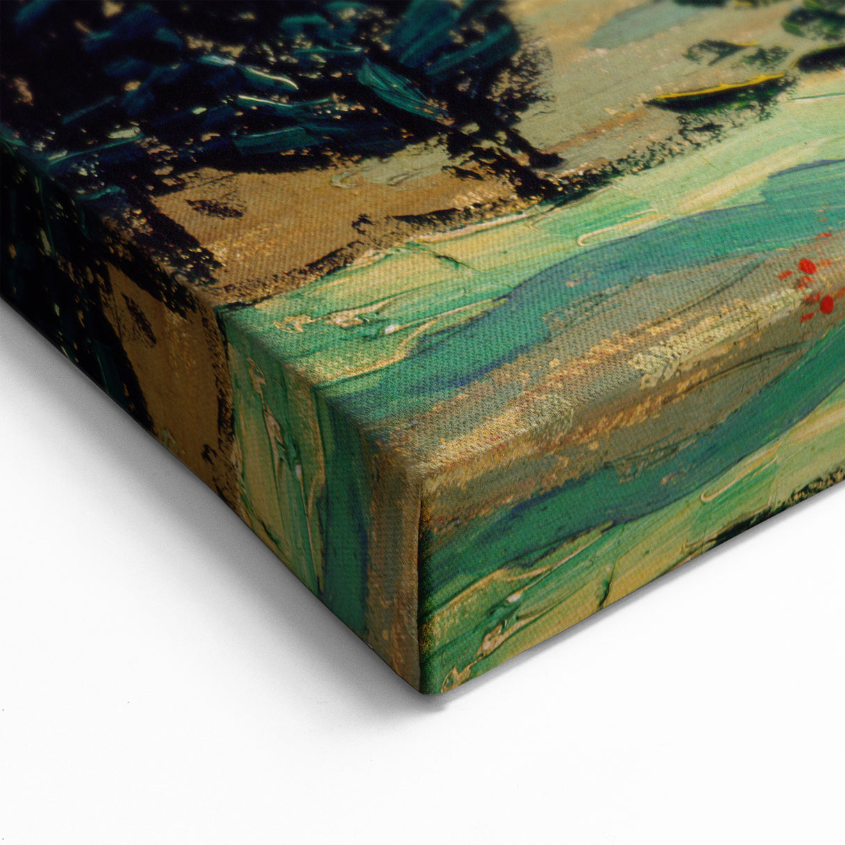 Impressionist Landscape - White House at Night Van Gogh Print
