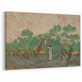 Dynamic Impressionist Landscape – Van Gogh’s Women Picking Olives