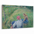 Tranquil Impressionist Landscape – Pissarro’s Peasant Girls Resting