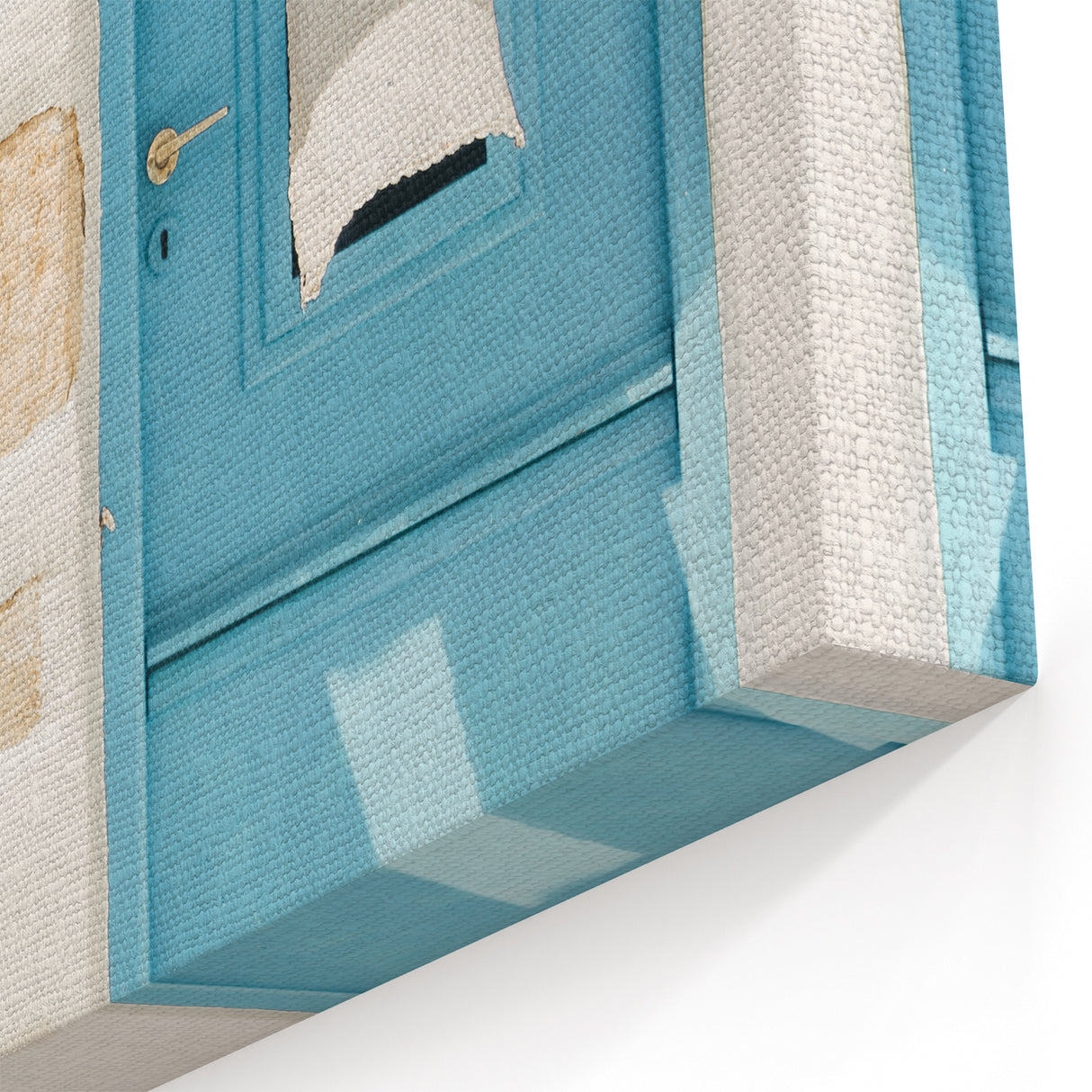 Summer Wall Art – Blue Door and White Walls for Relaxing Beach Vibes