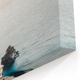 Tropical Wall Art – Greek Church and Ocean Landscape