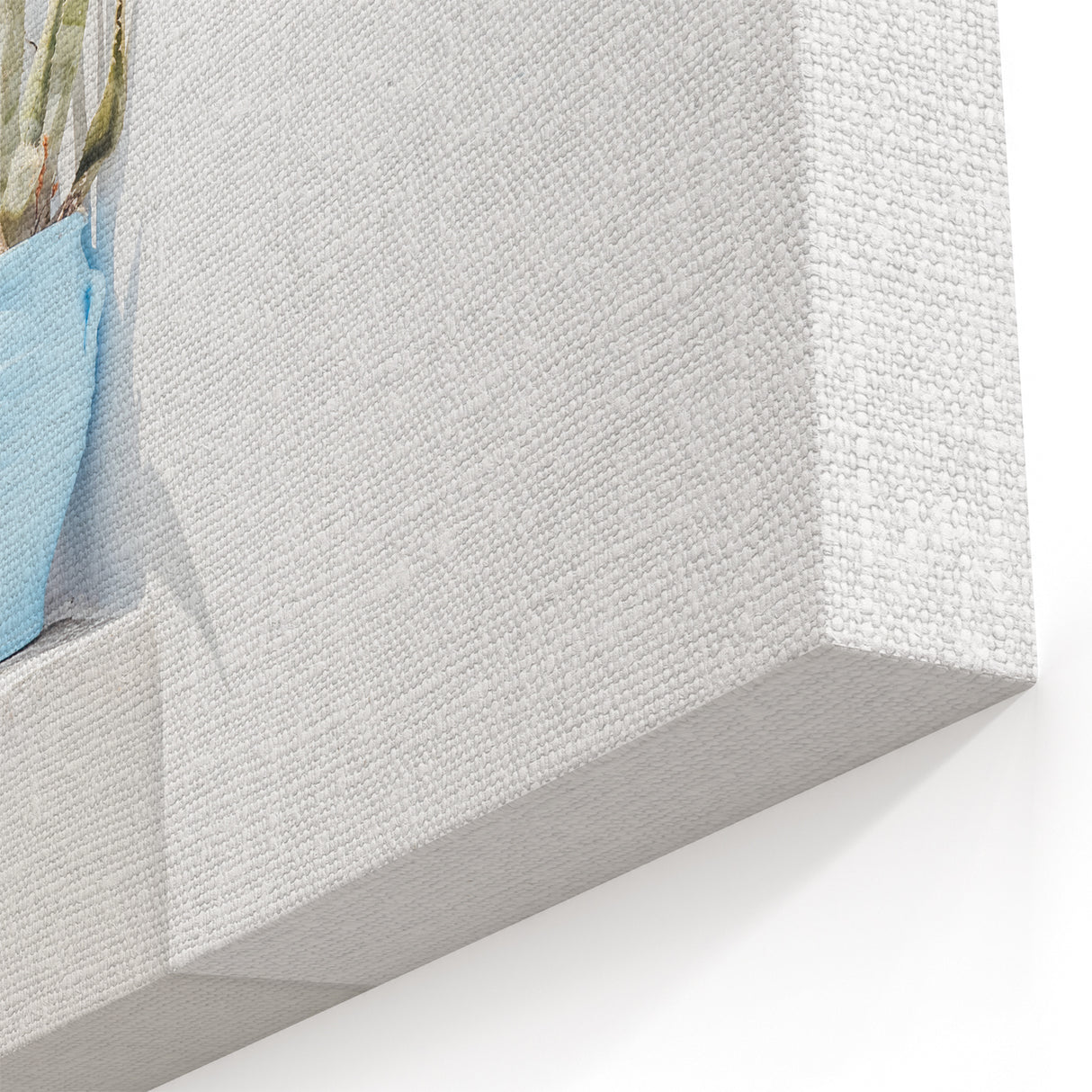 Summer Vibes Prints – Minimalist Blue Pot and Whitewashed Walls