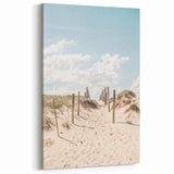 Beach Decor Prints – Sandy Path Coastal Canvas Art