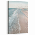 Sunset Canvas Art – Tranquil Shoreline Beach Print