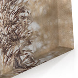 Floral Summer Art – Golden Summer Grass Nature Canvas
