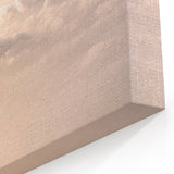 Floral Summer Art – Golden Mist Mountain Landscape Print