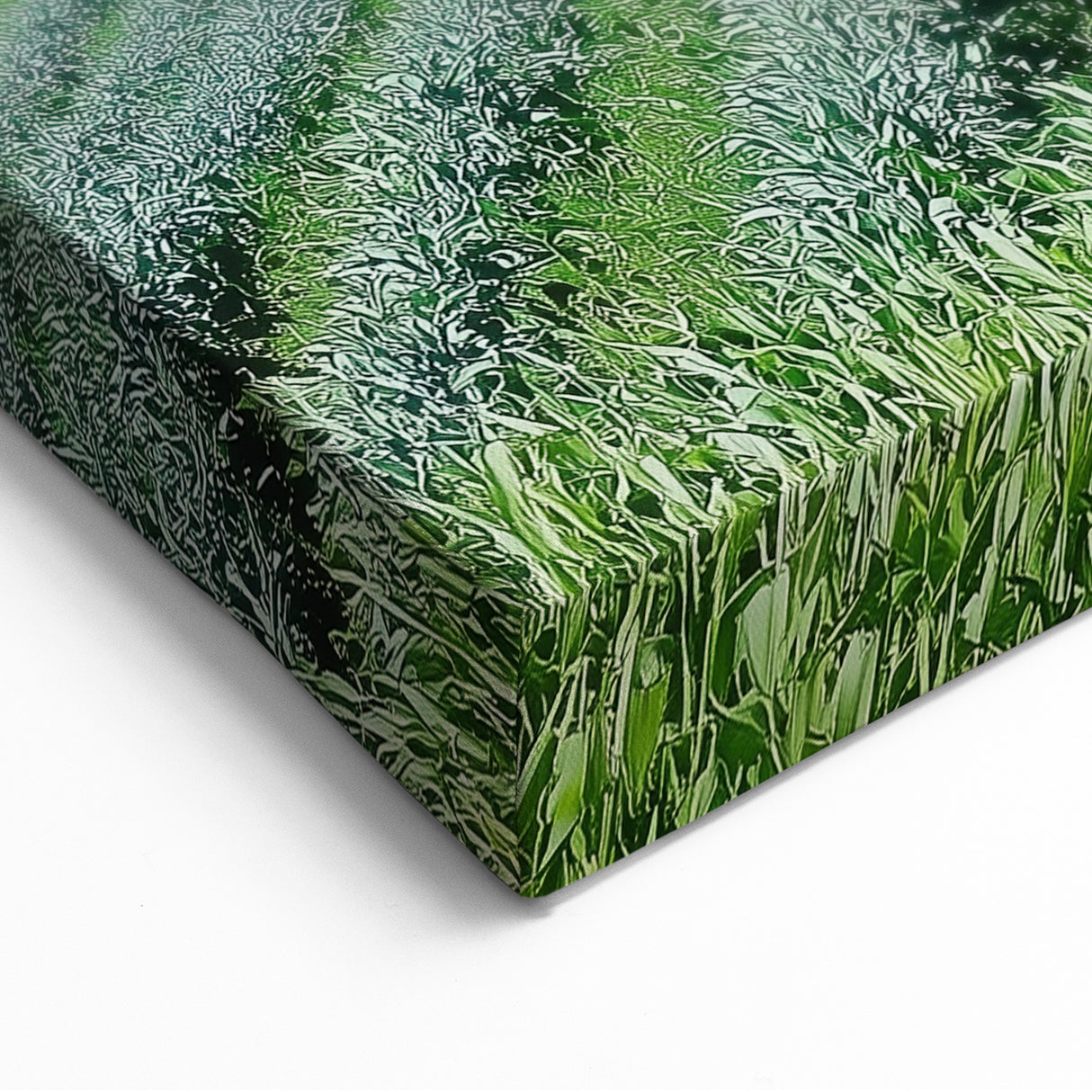 Countryside Fields Wall Hanging - Blooming Trees and Green Fields