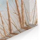 Summer Vibes Prints - Coastal Beach Grass Turquoise Canvas Art
