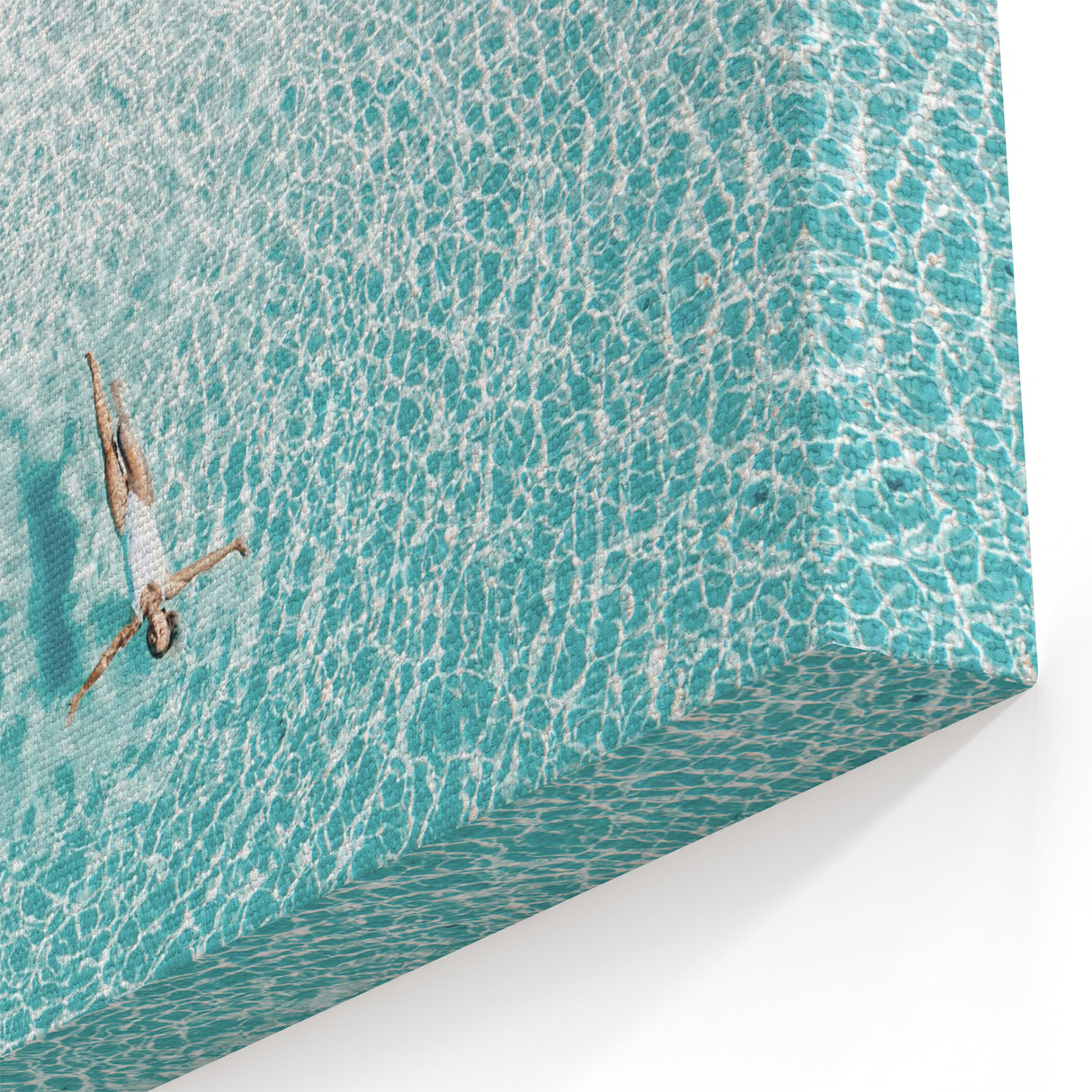 Tropical Wall Art - Relaxing Summer Pool Water Canvas Print