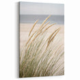 Summer Scenery Canvas - Coastal Grasses and Ocean Breeze Art