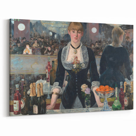 Impressionist Wall Art - A Bar at the Folies-Bergère by Manet Print