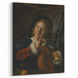 Baroque Art Print | Joyful Musician with Lute | Classic Art Piece