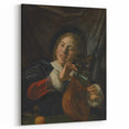 Baroque Art Print | Joyful Musician with Lute | Classic Art Piece
