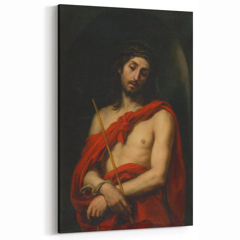 Baroque Art Print - Christ with Crown of Thorns - Classic Wall Art