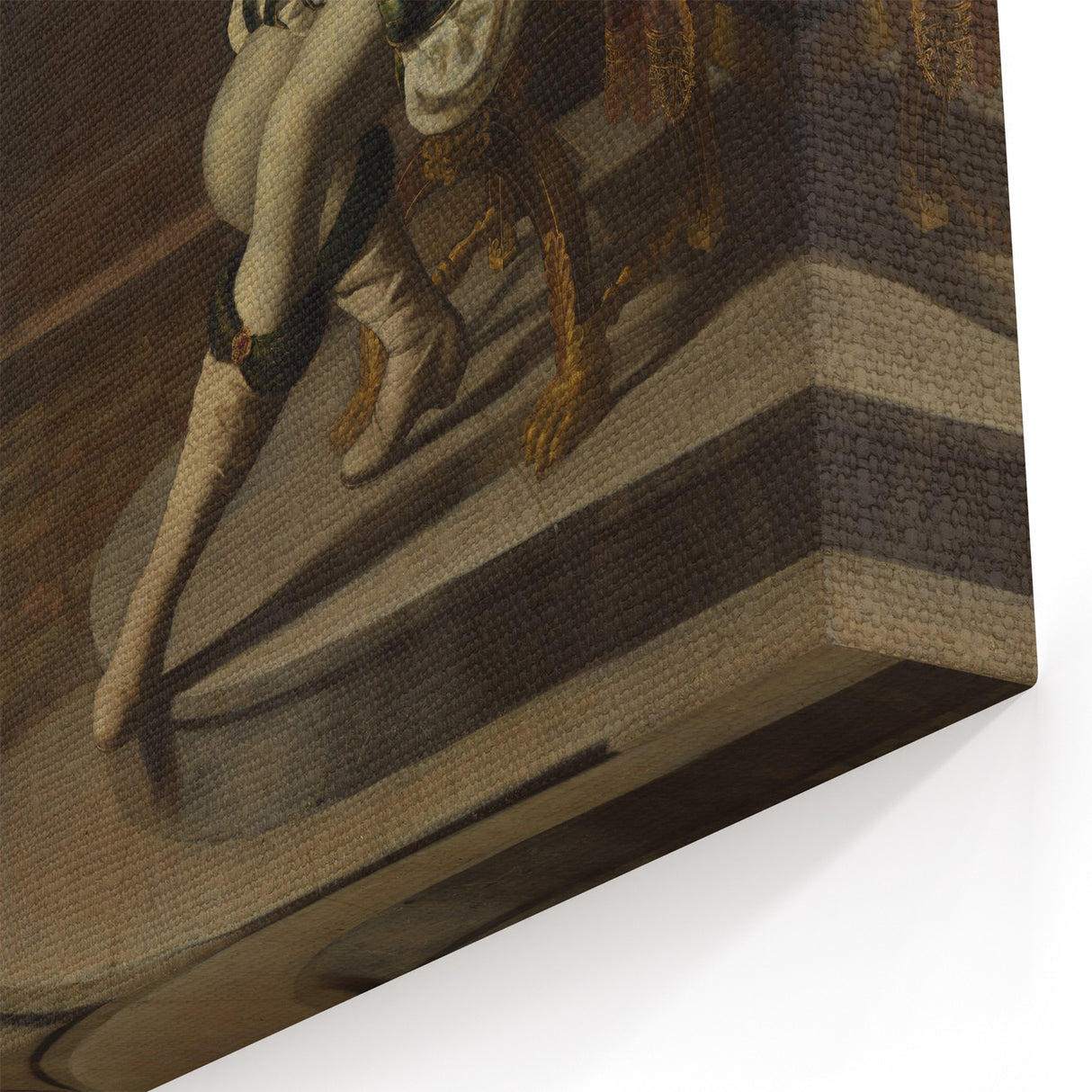 Classic Baroque Art Print - Dramatic Scene with Regal Elegance