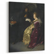 Baroque Art Print - Golden Elegance and Mystery in a Dim Setting