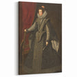 Baroque Portrait Art Print - Classic Black and Silver Wall Décor