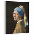 Girl with a Pearl Earring - Classic Baroque Portrait Wall Art Print