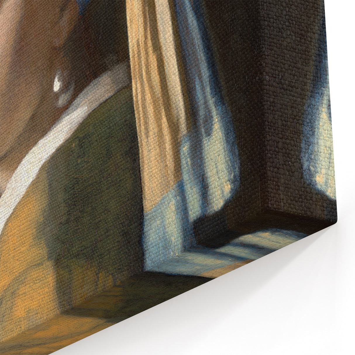 Girl with a Pearl Earring - Classic Baroque Portrait Wall Art Print