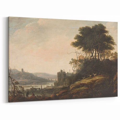 Baroque Art Landscape with Ancient Ruins - Classic Art Prints