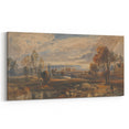 Rococo Art Pastoral Scene with Trees and Sheep - Classic Art Prints