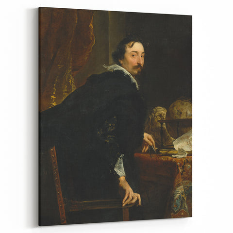 Baroque Portrait of a Gentleman with Globe - Classic Art Prints