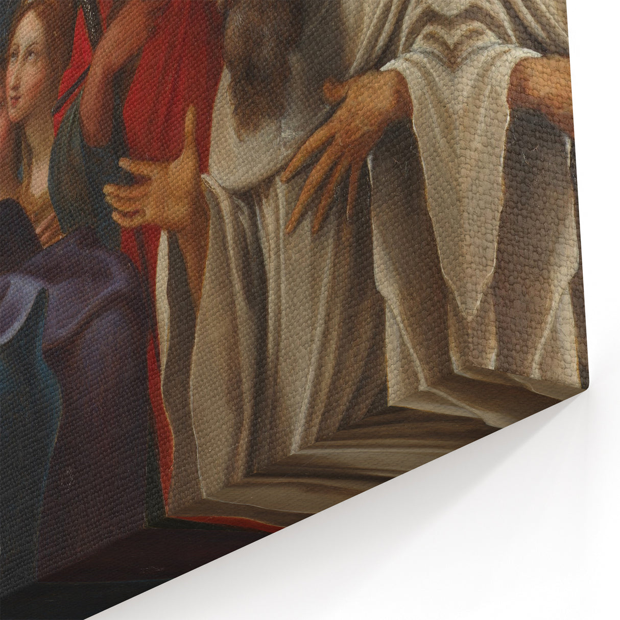 Baroque Religious Scene with Madonna and Saints - Classic Art