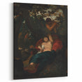 Baroque Scene of Sleeping Nymph and Watcher - Classic Art