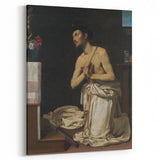 Baroque Art of Saint in Prayer with Crucifix - Classic Prints