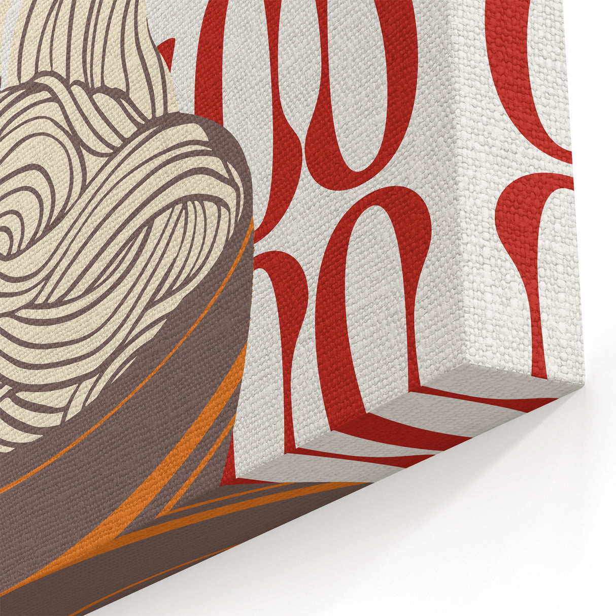 Noodles Dishes Wall Art - Modern Kitchen and Dining Room Decor