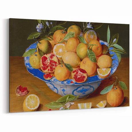 Baroque Still Life with Citrus - Classic and Elegant Rococo Art